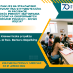 Konkurs na stanowisko stypendysty PhD w projekcie badawczym