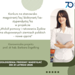 Konkurs na stanowisko stypendysty MA w projekcie badawczym