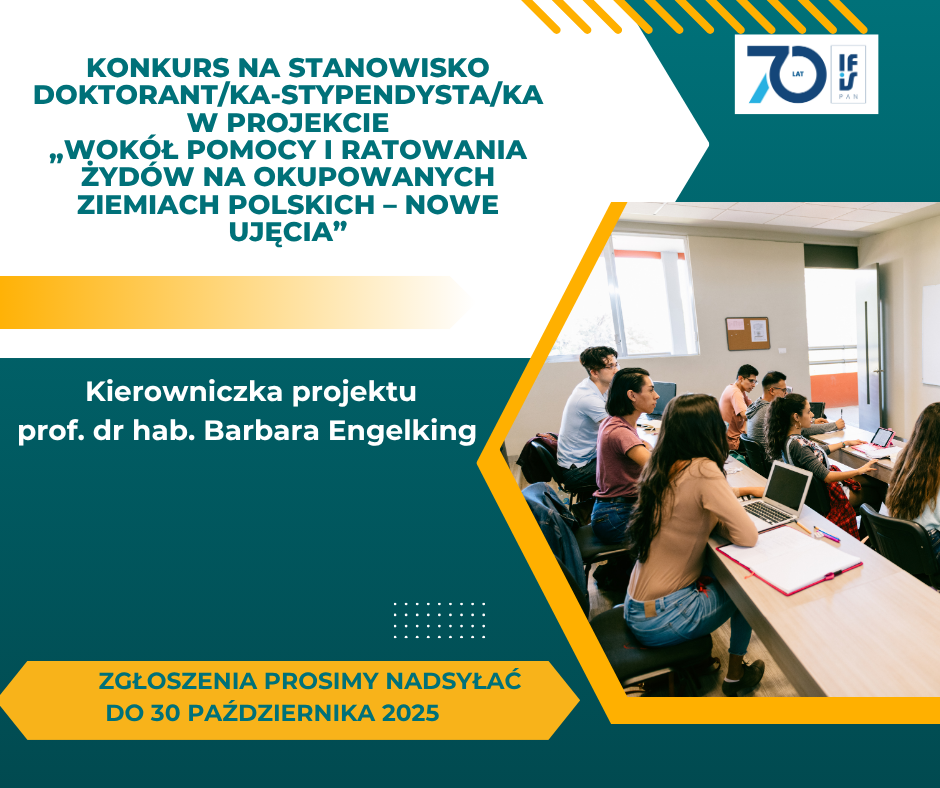 Konkurs na stanowisko stypendysty PhD w projekcie badawczym