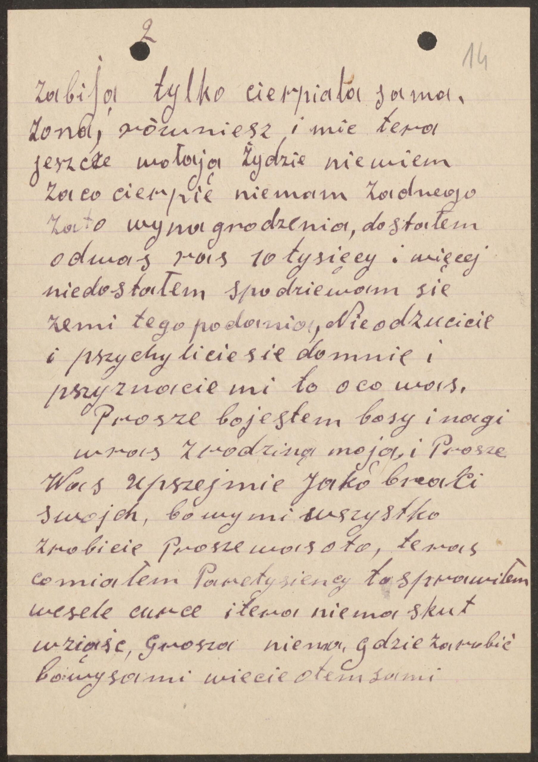 list od Stanisława Oleszka ze wsi Komodzianka w województwie lubelskim